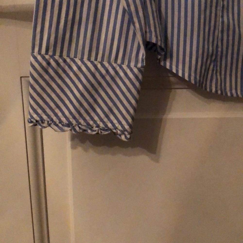 Lilly Pulitzer Ruffle Button Down - Picture 3 of 5